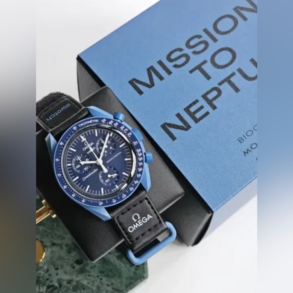 Omega X Swatch Moonswatch Mission to Neptune New & Unworn